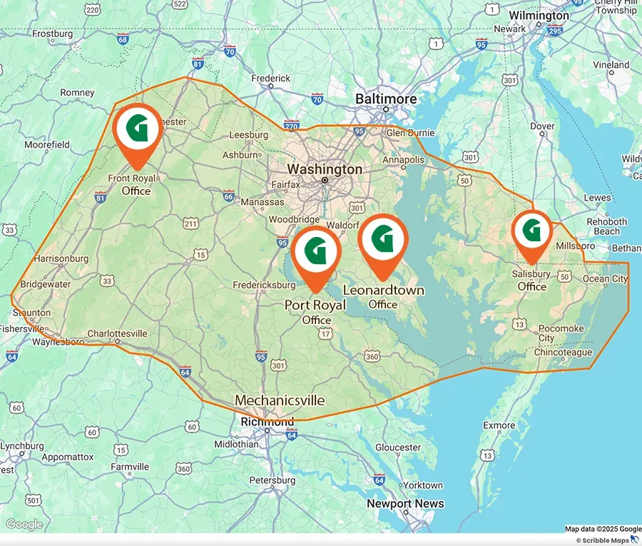 service-area-map-guardian-termite-pest-maryland-virginia